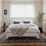 HOOMIC Upholstered Bed Frame with Adjustable Headboard, Soft Linen Fabric, Strong Supporting Structure, Noise-Free Allewie - Image 10