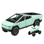 1/32 Tesla Cybertruck Pickup Toy Car Miniature Diecast Metal Off Road Vehicle Model Pull Back Sound Light Collection Gift Boy - Image 6