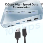 PULWTOP USB C HUB for iMac 24 inch 2021/2023/2024, iMac Hub with USB C/A 10Gbps, SD/TF, Support Expand M.2 SSD (NOT Included) - Image 3