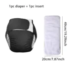 Adult Suede Cloth Diaper Waterproof Washable Pants Leakage Adjustable Incontinence Cotton Underwear Diaper Pants Men Women New - Image 8