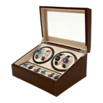 4+6 Watch Winder Automatic Watches Shaker PU Leather Mechanical Watch Box Watch Jewelry Display Box Storage Case - Image 4