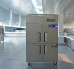 Stainless Steel Large-Capacity Four-Door Commercial Vertical Upright Freezer Refrigerator for Kitchen - Image 4