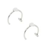 2PCS Trendy 10mm Stainless Steel Punk Clip on Fake Piercing Nose Wrap Lip Rings Unisex Nose Ring Women Men Tusk Body Jewelry - Image 10