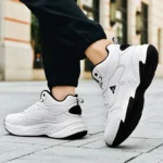 Men's high quality plus size casual sneakers Four seasons soft sole outdoor breathable running shoes students light sports shoes - Image 5