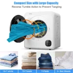 1700W Electric Tumble Laundry Dryer Stainless Tub 13.2 lbs /3.22 Cu.Ft - Image 4