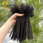 6-20inch 0.6cm Regular Loc Extension Human Hair 50 Strands Full Handmade 100% Human Hair Loc Dreadlock Extension for Men Women - Image 3