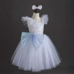 Summer Stage Girl Dress Tutu Ballerine Dance Kids Ballet Leotards Party Baby Dresses Outfit Ballet Girls Clothing Vestidos - Image 11