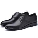 Men's Shoes Black Leather Formal Shoes for Men Oxfords Male Wedding Party Office Business Shoe Man zapatos de hombre Plus Size - Image 8