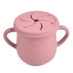 Kids Cup Silicone Food Storage Box Solid Color Baby Sippy Cup Portable Children Snacks Container with Lid Scale BPA Free 200ml - Image 9
