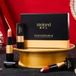 4Pcs/Sets Velvet Matte Black Gold Matte Lipstick Make-up for women Lip Stick Moisture Matte Lip Gloss Lips Makeup Cosmetics