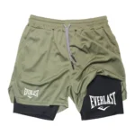Men Running Shorts 2 in 1 Double-deck Sport Shorts Sportswear Gym Fitness Short Pants Training Jogging Bottom Men's Clothing - Image 4