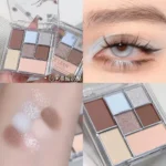 New 7Color Eye Shadow Tray Low Saturation Palette Full Matte Korean Eye Makeup Pigment Eyeshadow Tray Lasting Eye Makeup Palette - Image 7
