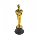 3/5/10 PCS Five-pointed Star Little Golden People Trophy Games Awards Memorial Gift Party Award Plastic Trophy Honor Gold Trophy