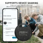 RSH 5pcs Security Anti-Loss GPS Tracker Android Locator for Xiaomi Global Postioning Kids Bag Wallet Car Finder Google Certified