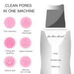 Ultrasonic Skin Scrubber Ance Pore Cleaner Peeling Blackhead Remover Deep Face Cleaning Ultrasonic Ion Facial Shovel Cleanser - Image 6