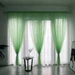100x200cm 1PC Solid Color Sheer Curtain For Living Room Window String Curtains Bedroom Drape Panel Tulle Treatments