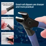 3PCS Nail Clippers Nail Clipper Toenail Clipper Set, Stainless Steel Manicure Set for Thick And Hard Fingernails Toenails - Image 4