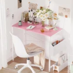 Compact 32-Inch Computer Desk with Storage Bag & Headphone Hook for Home Office, Study, and Small Spaces - Image 2