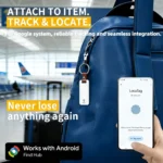 4-Pack Security GPS Tracker Car Wallet Pets Anti Loss Eco Smart Tag for Google's Find Hub Android Locator for Xiaomi Pixel - Image 5