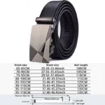 Men Belts Automatic Buckle Belt Genune Leather High Quality Belts For Men Leather Strap Casual  Buises  for Jeans - Image 11