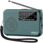 Mini Portable Radio AM FM Battery Powered Longest Lasting Best Reception with Headphone Jack for Running Walking Emergency Use