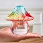 Colourful Glass Mushroom Vase For Plant Display Home Decor Table Centerpiece Hydroponic Aromatherapy Vase Desktop Art Decoration - Image 2