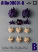 Air&Oq Studio Ultra Ego Vegeta Dragon Ball Shf Head Accessories Air Oq Vegeta Action Figurine Custom Heads Kit Shf Collection - Image 9