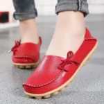 Shoes for Women Moccasins Flats  Woman Loafers Genuine Leather