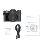 Vintage Digital Camera 16X Digital Zoom 4K WIFI Retro Vlog Recorder YouTube 3.0 "Flip Screen Compact Digital  Photography Camera - Image 7