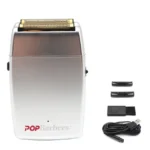 11000 RPM POP Barbers P620 Professional Electric Men’s Beard Trimmer Double Foil Shaver Electric Shaver USB Hair Cutting Machine