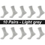 10Pairs/Lot Men Combed Cotton Socks Black Casual Business Breathable High Quality Man Sock New For Male Plus Size EU38-48 - Image 15