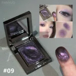 Chameleon Dark Green Eyeshadow Palette Fine Easy-To-Apply Sparkling Pearlescent Mashed Potato Eye Shadow Brightening Makeup - Image 10