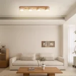 corridor lamp Walnut ceiling lights ash wood led lights for room living room Spotlights Porch light home decor lighting - Image 2