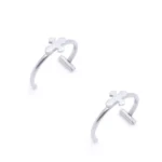 2PCS Trendy 10mm Stainless Steel Punk Clip on Fake Piercing Nose Wrap Lip Rings Unisex Nose Ring Women Men Tusk Body Jewelry - Image 11