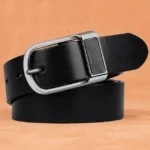 Genuine Leather For Men's High Quality Buckle Jeans Cowskin Casual Belts Business Cowboy Waistband Male Fashion Designer 2022New - Image 9