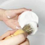 Mint Scent Men’s Handmade Shaving Soap Gentle Non-Stimulating Beard Shave Cream for Smooth Comfortable Facial Hair Removal