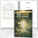 Tai Chi Walking Guide Notebook A5 Spiral 28 Day Plan Fitness Journal for Seniors Weight Loss Wellness Training - Image 5