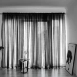 100x200cm 1PC Solid Color Sheer Curtain For Living Room Window String Curtains Bedroom Drape Panel Tulle Treatments