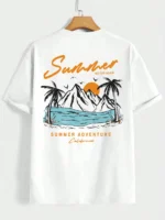 Summer Set Off Again Adventure California Mens T-Shirt Cotton