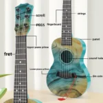 21 inch beginner guitar toy for children that can play ukulele enlightenment music instrument toy - Image 5