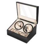 4+6 Watch Winder Automatic Watches Shaker PU Leather Mechanical Watch Box Watch Jewelry Display Box Storage Case - Image 3
