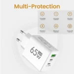 Total 65W GaN Charger USB PD Type C