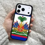 Haiti Haitian Flag Phone Case Cover For iPhone 17 air 16 15 14 Plus 13 12 11 Pro Max Shockproof Bumper - Image 2