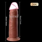 Wearable Realistic Strapon Dildo Skin Testicles Sliding Anal Vagina Sexy Adult Masturbation - Image 11