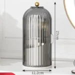 Makeup Brush Holder 360° Rotating Desktop Makeup Organizer Lipstick Eyebrow Pencil Containe - Image 11