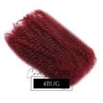 CrazyPearl Afro Kinky Bulk Human Hair for Dreadlocks Extension Repair Locs Twist Braiding Afro Kinky Human Hair for Locs Natural