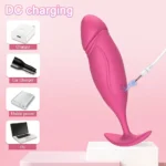Remote Control Anal Vibrator Women Butt Plug Massager G Spot Vibrating.