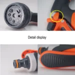 10-20M Garden 8 Modes Shower Head Sprayer Adjustable Irrigation Watering Nozzle for Plant Lawn Yard Watering Sprinkler - Image 4