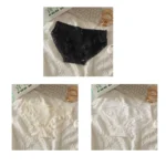 3Pcs Women Low Waist Panties Panties Sexy Lingerie Lace Quick Drying Briefs Female Seamless Underwear Solid Color Underpants