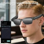Hiwego New AI 4k Camera Smart Sunglasses Bluetooth Voice Call Music Smart Video Sound Record Translation Anti-Blue Light Glasses - Image 4